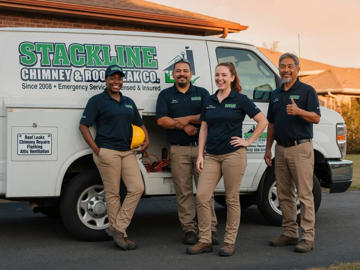 Chimney flashing repair company in Oak Ridge, TN